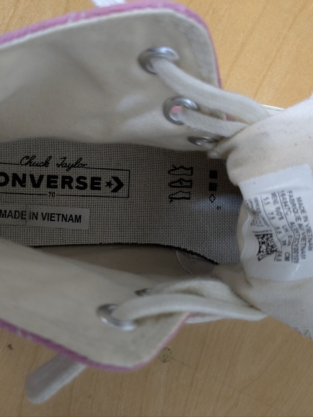 Pink High Top Converse - Picture 5 of 7